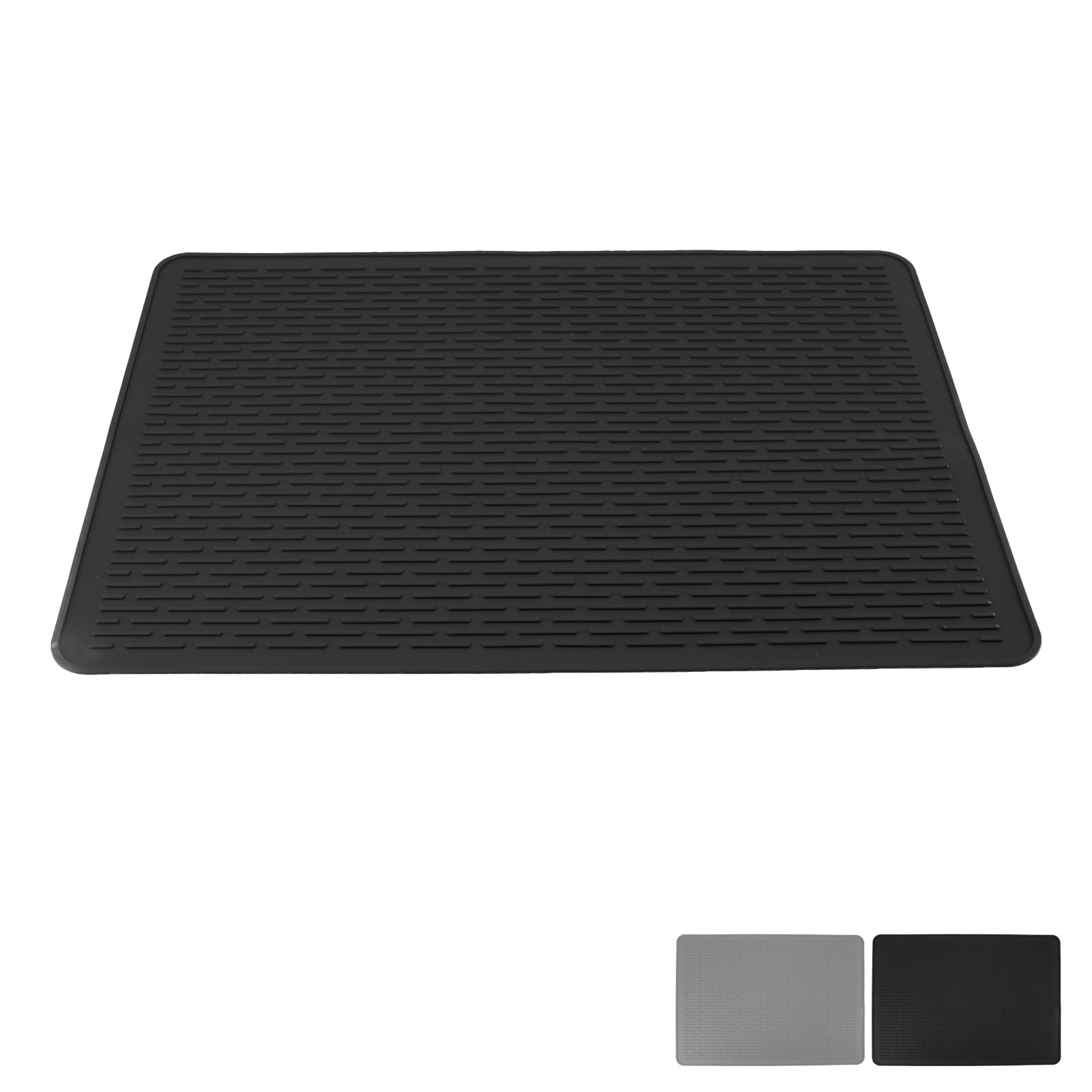 Коврик для сушки посуды Силиконовый нескользящий термостойкий коврик для мытья посуды — фото 8