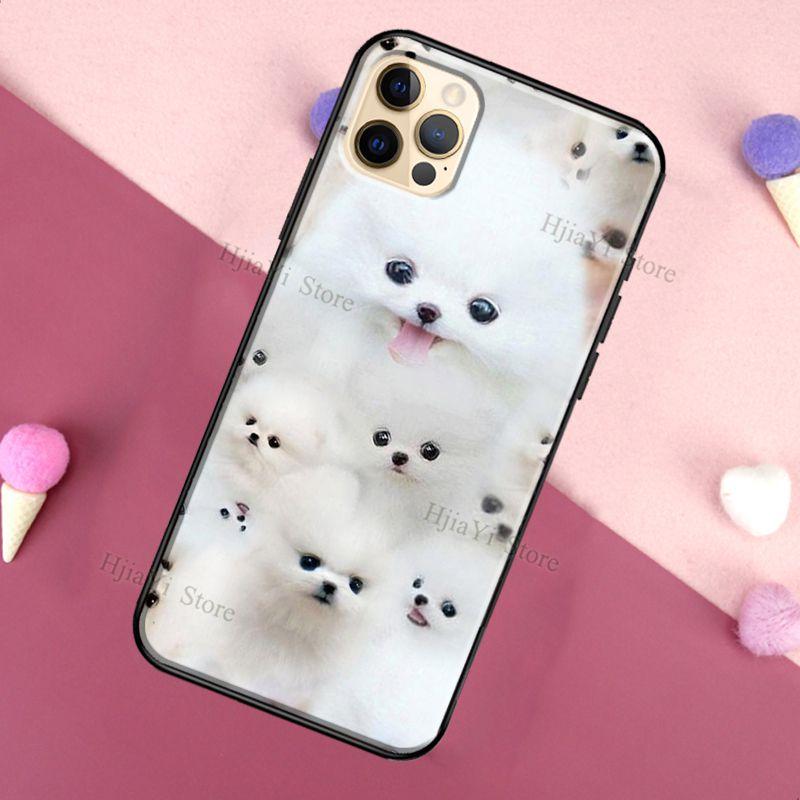 Pomeranian Watercolor Dog pro iPhone 12 Pro Max 13 mini Pouzdro pro iPhone 11 Pro Max XS X SE 2020 7 8 Plus XR Cover