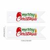 Festive DIY Craft Christmas Hang Tags Hangable Design Pre-Punched Xmas Paper Greeting Cards Paper Gift Tags Party Decor