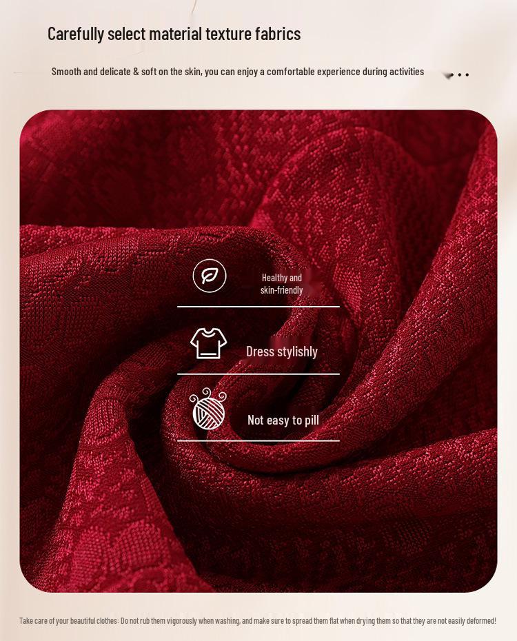 2026 Festive Tang Suit Shirt for Middle-Aged and Elderly Women: Grandma's Versatile Autumn Nine-Point Sleeve Chinese Style Top