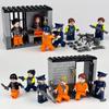 12-piece modern city police mini character building blocks eapons tactical characters military action children's mini toys