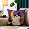 Happy Halloween  Pillow Case Square Double-Sided Sofa Cushion Cover Bedroom Bedside Pillow