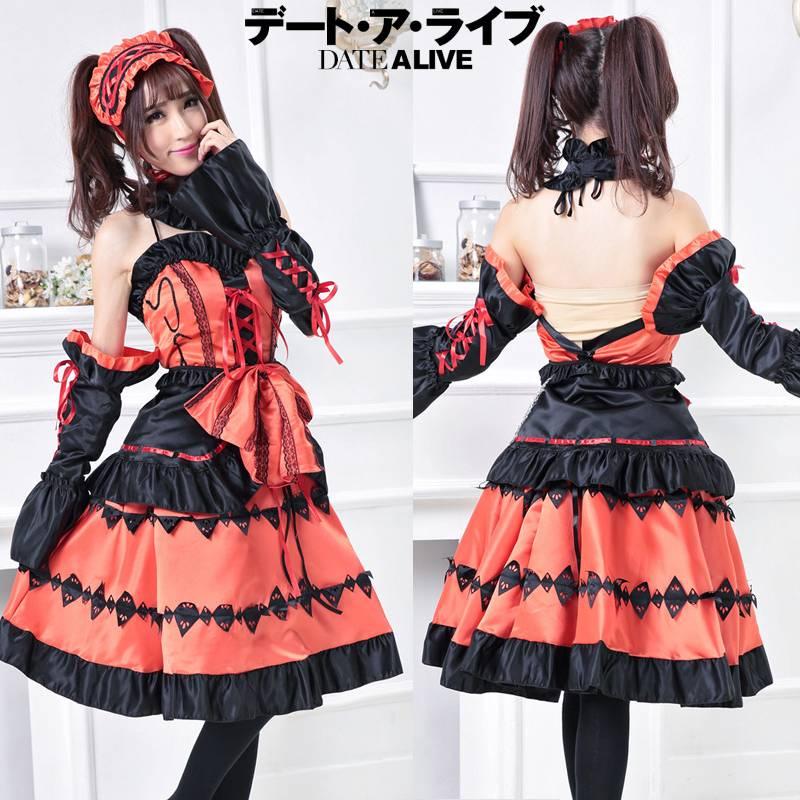 Exquisite Nightmare Tokisaki Kurumi Fancy Dress For Cosplay And Parties