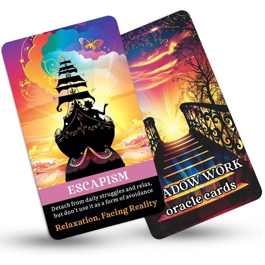 Schattenarbeit Orakel Innere Heilung Orakel Orakel Karmische Heilungsenergiekarten Karten, Deck, Anfänger Selbstreflexionsdeck, Klärung, [Produkt]