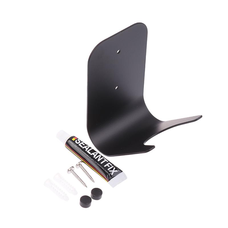 

Беспросверленный держатель для шлема для мотоциклов, гитары, скейтборда, настенный держатель, изогнутый держатель для гитары, настенное крепление, держатель для гитары чёрный