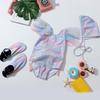 Bright Crystal Princess Mermaid Swimsuit – Cute Korean Skirt Style for Girls