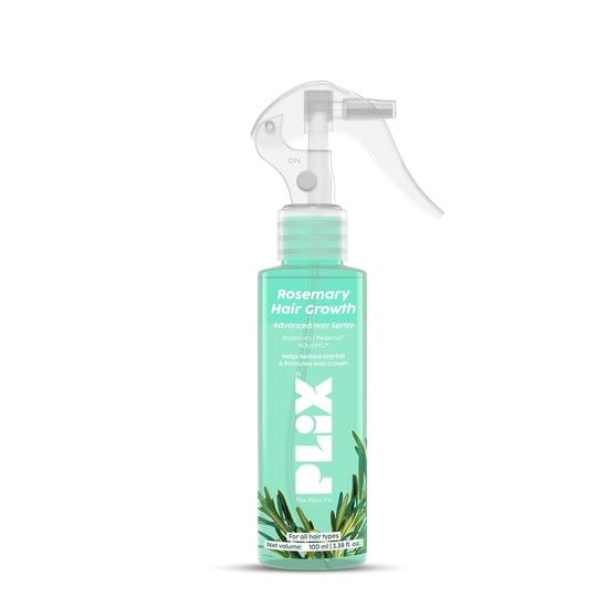 

PLIX - THE PLANT FIX Rosemary Hair Growth Advanced Hair Spray для более густых волос с экстрактом розмарина | Стимулирует волосяные фолликулы | Для всех типов волос | 100 мл