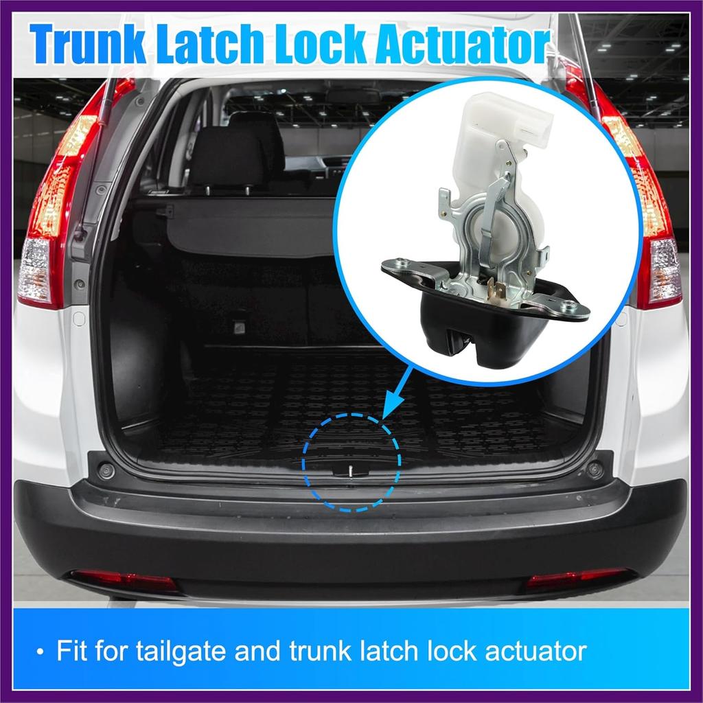 Trunk Latch Lock Actuator 74800-SMG-G01 for Honda CR-V 2007-2011 Tailgate Door Latch Lock Actuator Motor Rear Trunk Lid Lock Latch Actuator Premium