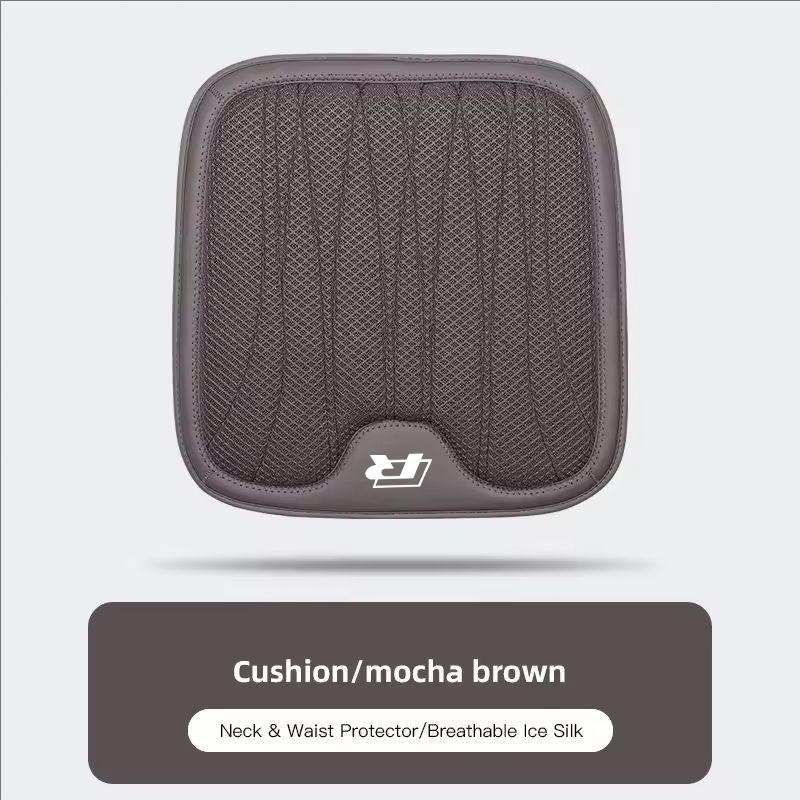 Car Neck Pillow Seat Cover Lumbar Support Headrest For VW GTI Polo T5 Passat Golf Tiguan Jetta CC T-ROC Scirocco Beetle Hub Cap