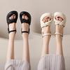Thick-soled shit-stepping sports sandals 2025 new summer one-word buckle with muffin beach sandals women's honor