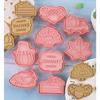 8 PCS Cookie Cutter Set Plastic Material Cutter Thanksgiving Series Biscuit Cutters Kitchen Baking Cookie Biscuit Gadget