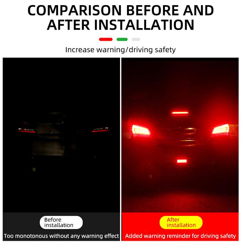 2pcs Car Rear Tail Light 12V 54LED Running Light Flowing Turn Signal Warning Light Trailer Truck Light UTV VAN ATV Taillights