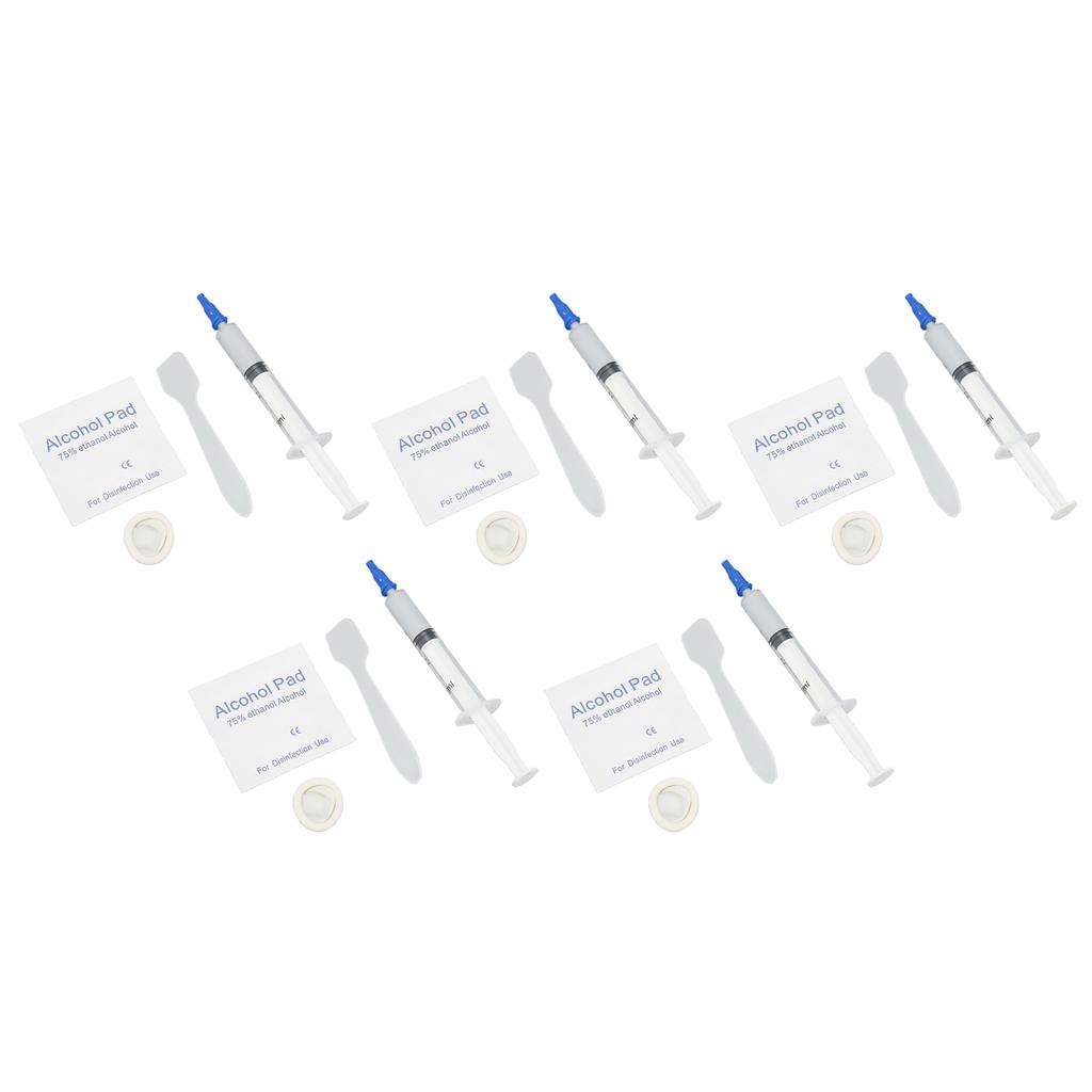 5Pcs Thermal Paste 3.2W m.k Metal Free Safe Strong Adhesion Thermal Conductive Grease for Chipset GPU CPU Printer