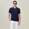 [Including Mulberry Silk] 2026 Summer Old Money Wind Short sleeved T-shirt Polo shirt 7742