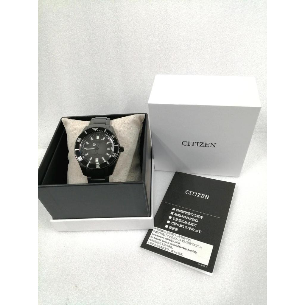 Used CITIZEN PROMASTER NB6025-59H Titanium BLK 200M Diving Waterproof Mechanical Diver's Watch