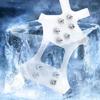 Ice Cleats With 10 Steel Spikes Elastic Silicone Traction Aids For Winter Boots Hiking Shoes Covers Ice Grippers Unisex