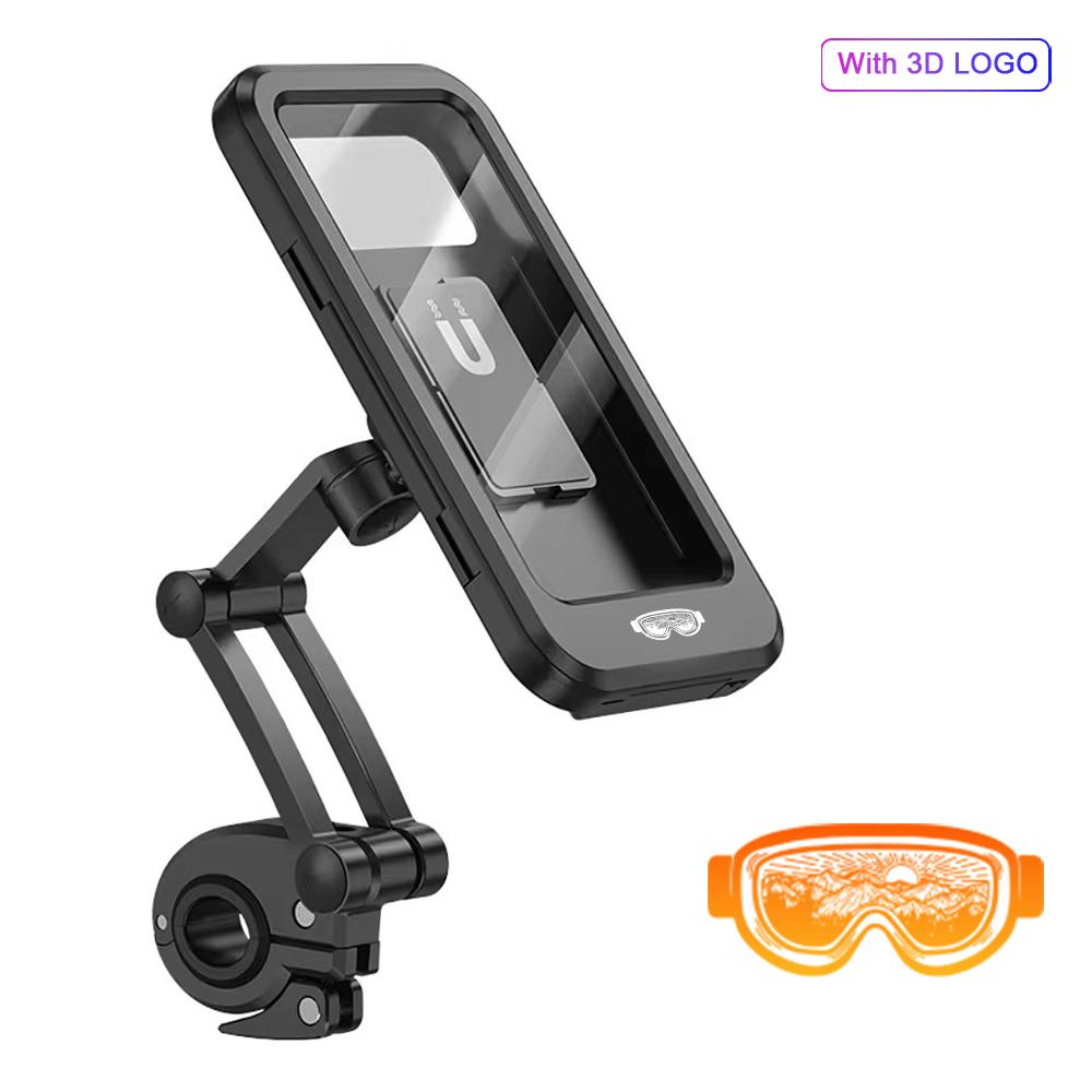 EONLINE 360 Adjustable Waterproof Bicycle Phone Holder Universal Bike Motorcycle Handlebar Cell Phone Support Mount Bicycle