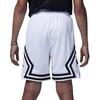 Jordan Mesh Breathable Comfortable Sports Shorts Kids Bottoms White DR8097-100