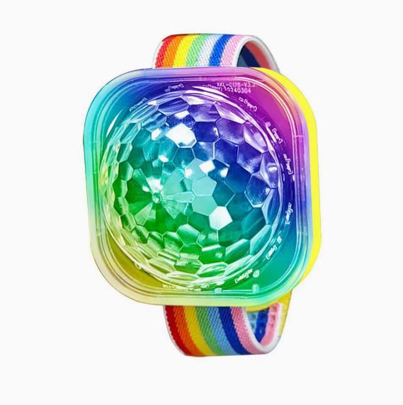 

Wrist Ambient Lamp Mini Disco Ball Light USB Charging Portable Party Atmosphere Lights Family Children Birthday Stage Bar Gift жёлтый