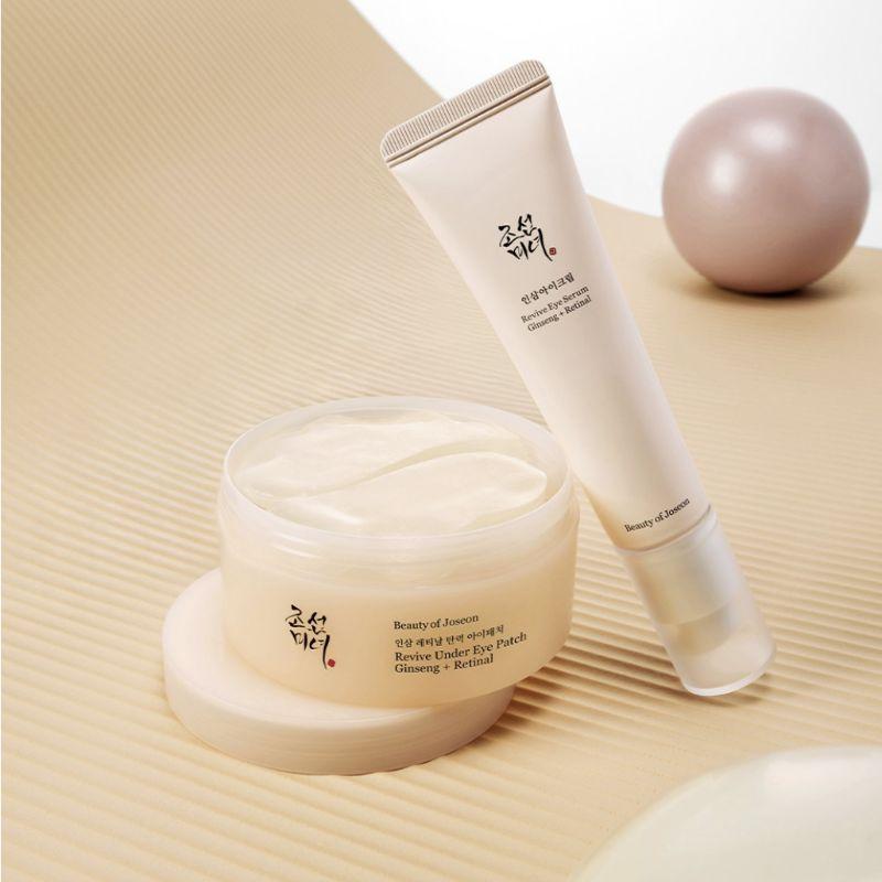 Beauty of Joseon Revive Under Eye Patch Ginseng + Retinal 60 Patches | Firming & Brightening Hydrogel Eye Patches