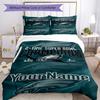 Philadelphia Eagles Customize Your Name Bedding Set Breathable Duvet Cover With Pillowcases Decorative Bed Linen For Bedroom Home Decoration Birthday 