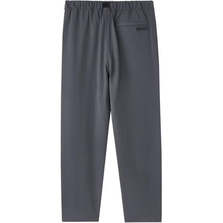 Skechers Outdoor Series Solid Color Water-Resistant Woven Casual Sports Cargo Pants Men pants Periscope-Gray L424M016-0403