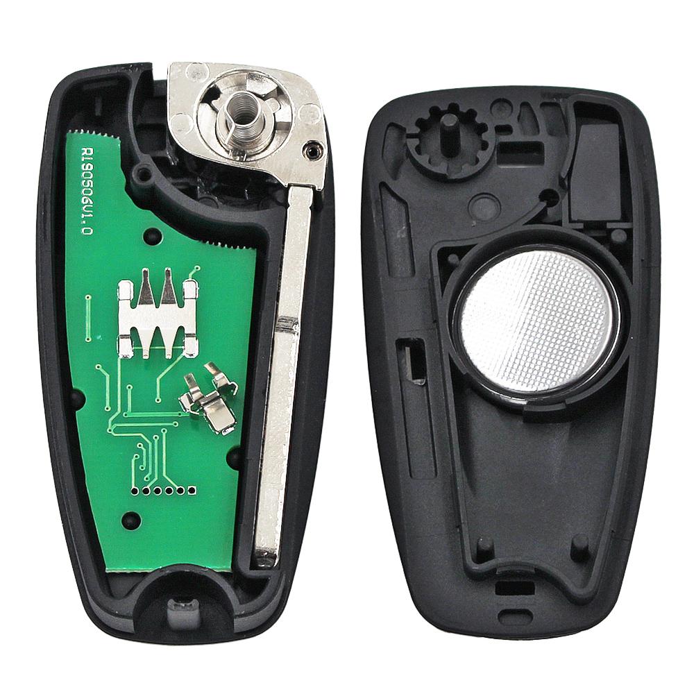 Ecusells Remote Car Key 434MHz 4D83 Chip A2C53435329 For Ford Transit Connect Transit Custom 2012-2016 BK2T-15K601-AA/ AB/ AC/AD
