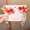 Kids' Classic Hanfu Hair Clip: Fairy Bow Tassel Hairpin for Girls