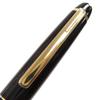 Great MONTBLANC fountain pen Meisterstck Classic white star Black gold 14K mens Used