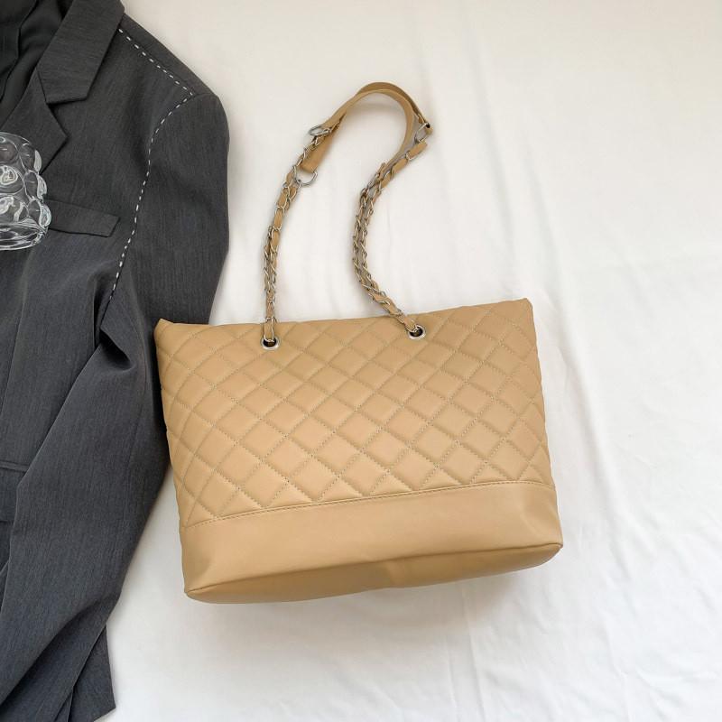 

Chic Pu Leather Tote Bag For Women 2023 Casual Large Capacity Stylish Handbag хакі