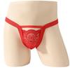Floral Lace Sissy Pouch Panties Men Hollow Butt  Jockstrap Thong G-String Crossdresser See Through Lingerie U Convex Underpant