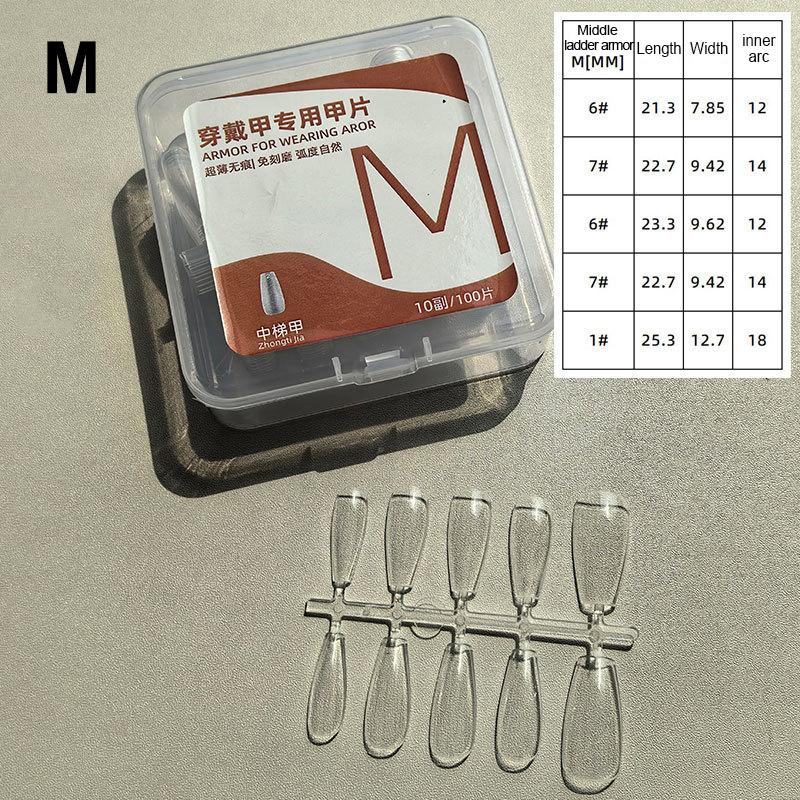 100 Buc. Unghii False Scurte Migdală Mate Transparente Perfecte Pentru Designul Unghiilor Și Extensii de Salon Perfecte Pentru Întâlniri Și Purtare Zilnică