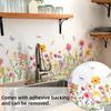 Bunte Wandaufkleber Blumen Schmetterling DIY Wandbilder Für Fensterglas Schlafzimmer Badezimmer Heimdekoration Tapete
