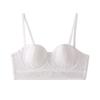 Sexy lace underwear women's summer breathable rabbit ears cup big chest small bar soft steel ring gather bra