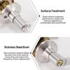 Door Handle Lock Round Entry Security Privacy Sliding Front Doors Entrance Keyed Locks For Bedroom Living Room Household