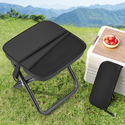 Yousheng Mini Folding Stool with Carry Bag Portable Lightweight Heavy Duty Waterproof Outdoor Camping Backpacking Beach Picnic Fishing Collapsible