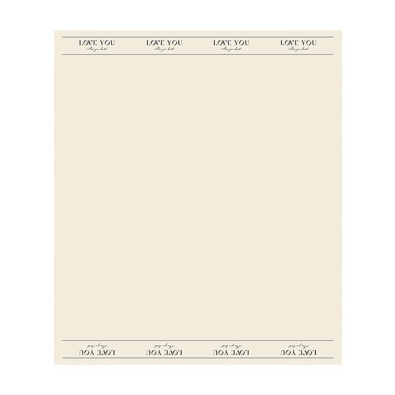 

День святого Валентина, ЛЮБОВЬ, Бежевая бумага с бордюром, Подарочная упаковочная бумага для цветов, Упаковочная бумага для букетов, Упаковочные материалы Pack of 20