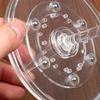 Rotating Thread Spool Holder Clear ABS Yarn Dispenser Rotating Yarn Holder Knitting Yarn Spool Holder for Weaving
