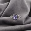 Iolite Jewelry, Handmade Gemstone Ring, 925 Solid Sterling Silver Ring Spiritual Jewelry, For Anniversary Gift