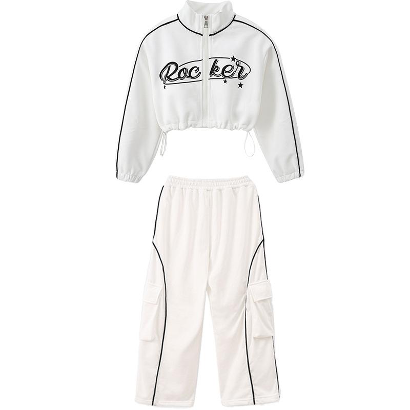 Jazz Dance Costumes Girls Jazz Korean Version Catwalk Costumes Street Dance Children Trendy Costumes Hiphop Suit Autumn