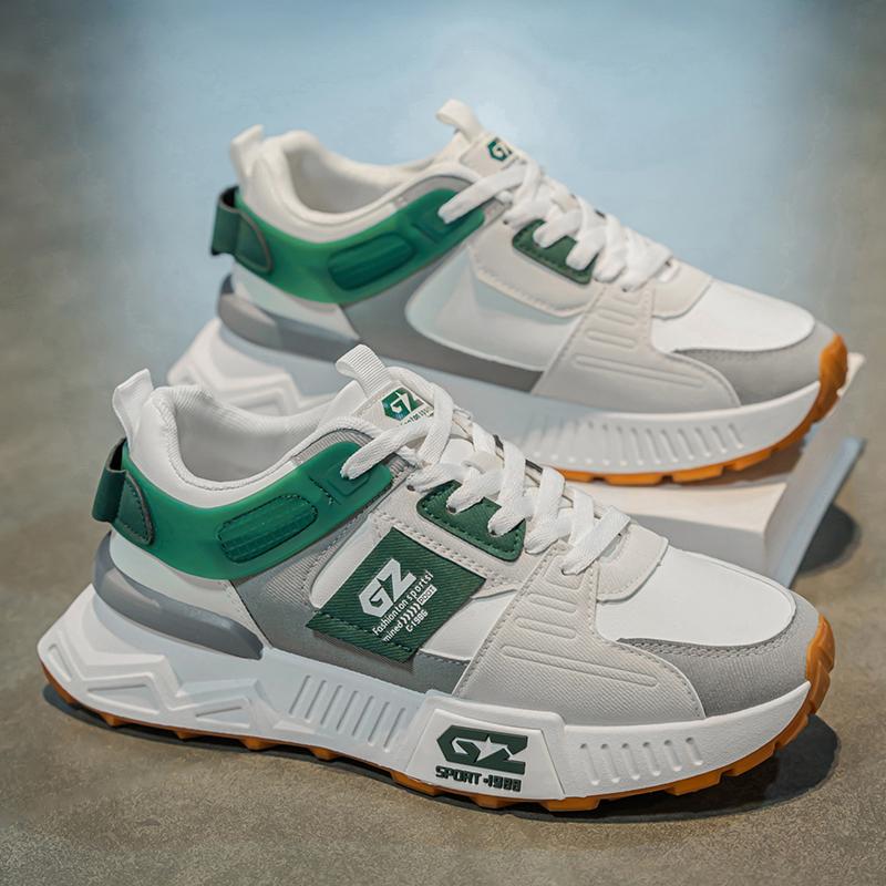 Herren Sneaker 2025 Sommer Neu Lässig Vielseitig Dicke Sohle Herren Sneaker Mesh Atmungsaktiv Outdoor Laufen Sportschuhe für Jugendliche