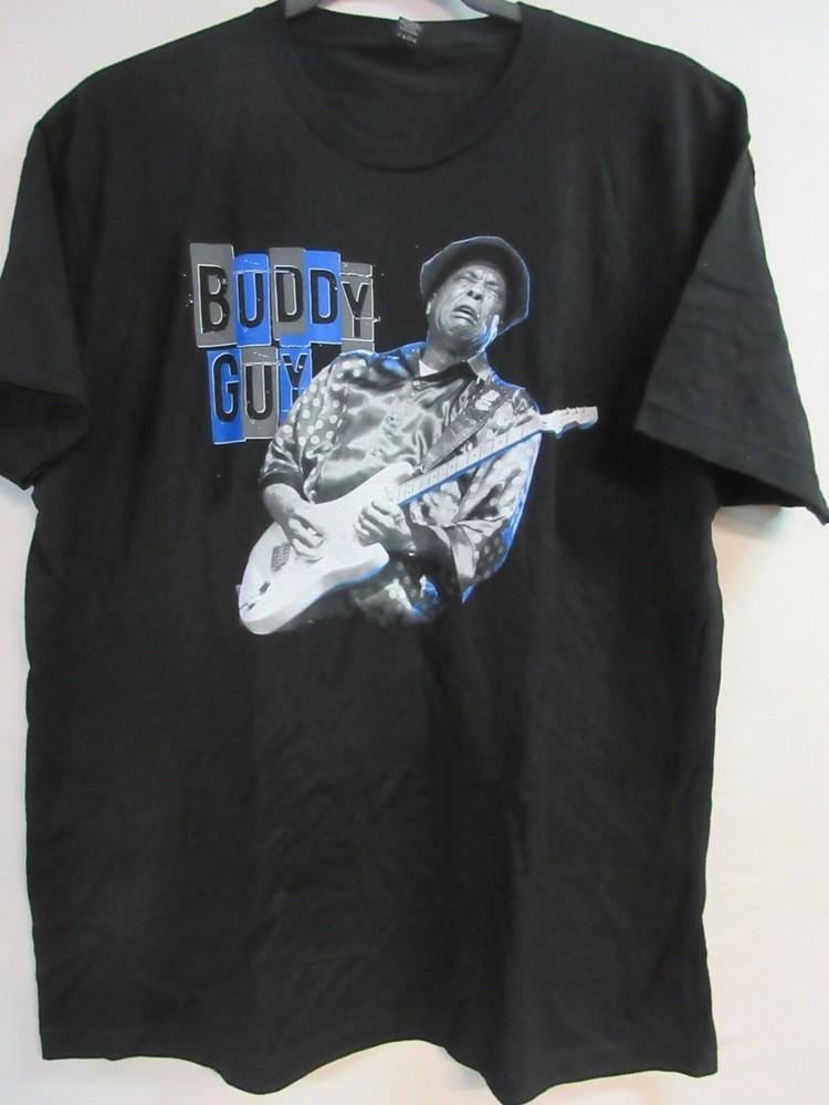 ОФИЦИАЛЬНЫЙ МЕРЧ BUDDY GUY ЛЕГЕНДА ГИТАРЫ ГРУППА КОНЦЕРТ МУЗЫКА ЭКСТРА БОЛЬШАЯ Унисекс Футболка S