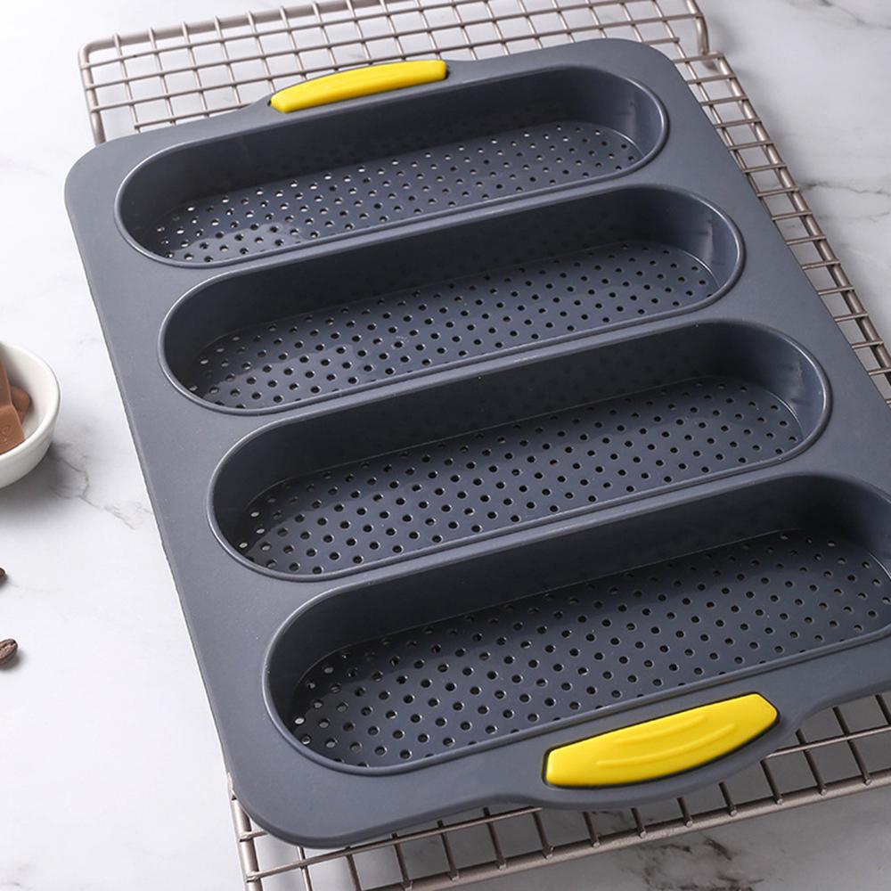 4 Wave Loaves Bake Mold Convenient tot Use Multi-Purpose Mold Suitable for Kitchen Baking Tools