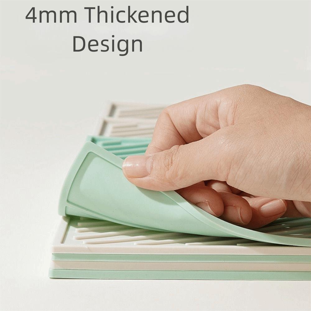 Anti-slip Silicone Draining Pad Thickened Cup Storage Pad Kitchen Accessory Placemats  Bathroom