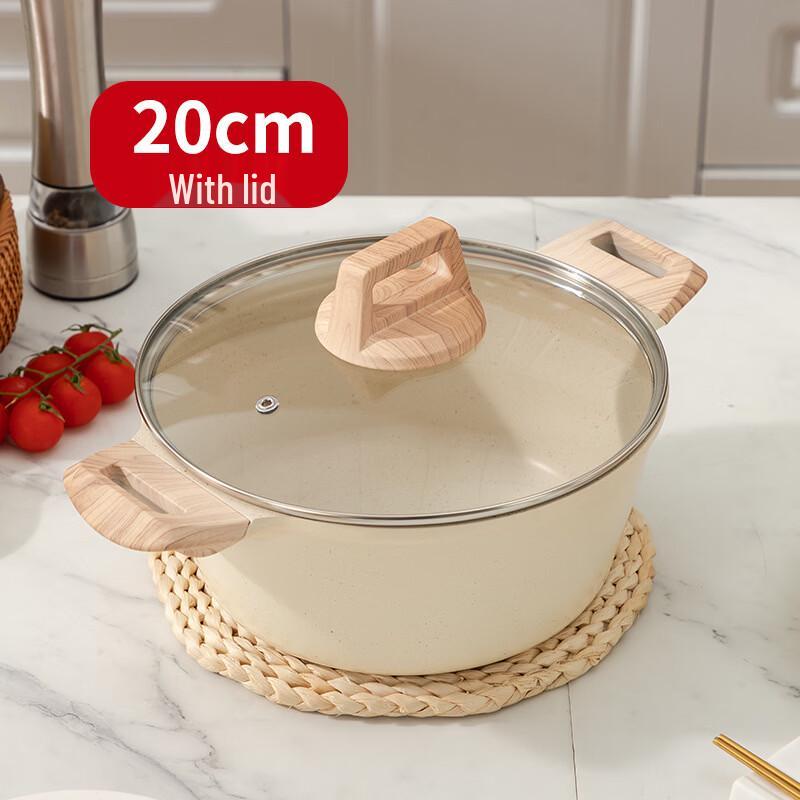 ZISIZ 20cm Multi-function Soup Pot