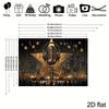 Vintage Stage Microphone Backdrop Golden Star Night City Live Party Background