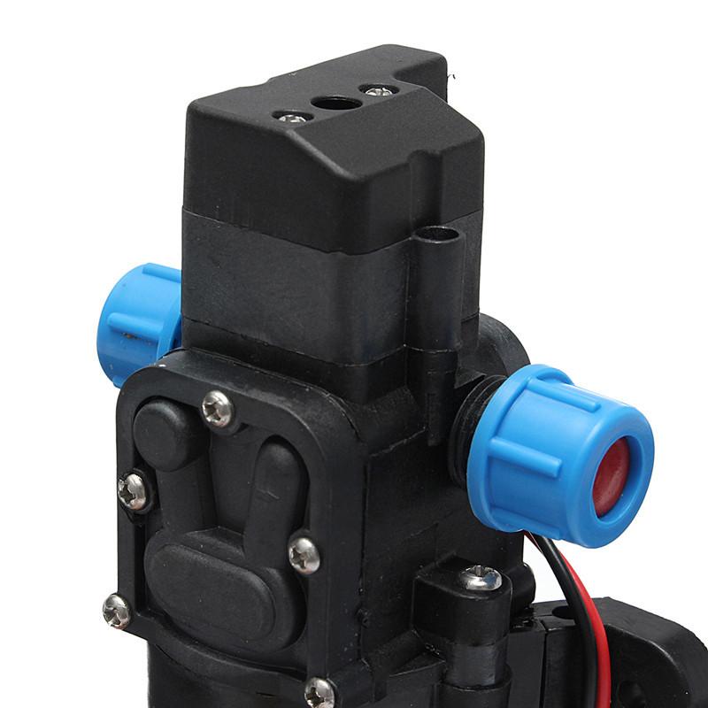 DC12V 60W 120PSI 5L/MIN Agricultural Electric Water Pump Black Micro High Pressure Diaphragm Water Sprayer Car Wash