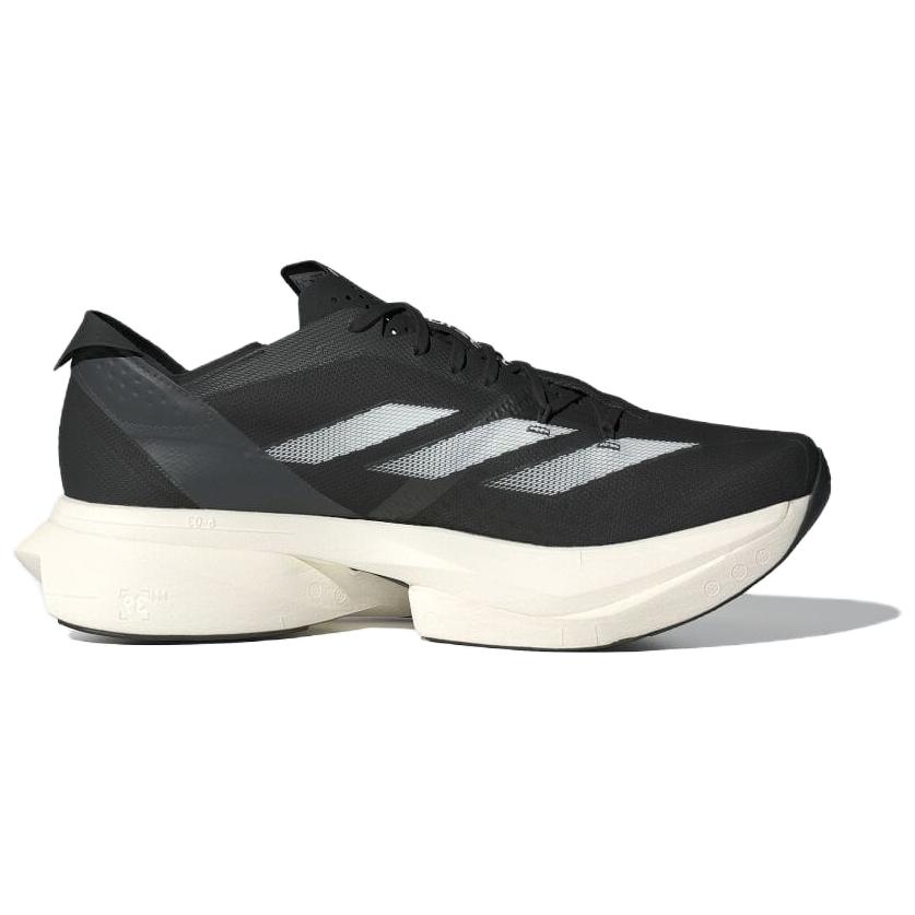 Adidas Adizero Adios Pro 3 Comfortable Lightweight Slip-Resistant Durable Low-Top Marathon Running Shoes Men Running Shoes Black Silver ID3701