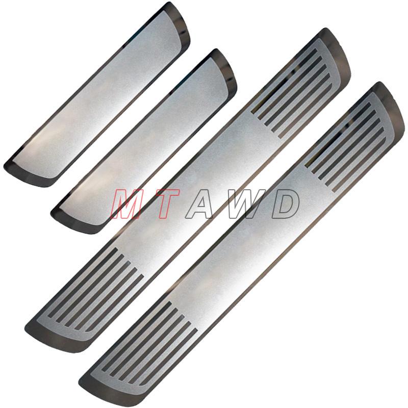 

For Renault CAPTUR KAPTUR E-TECH 2014- 2024 Accessory Stainless Car Door Sill Scuff Kick Plate Protector Trim Cover Styling Thin Chrome KAPTUR
