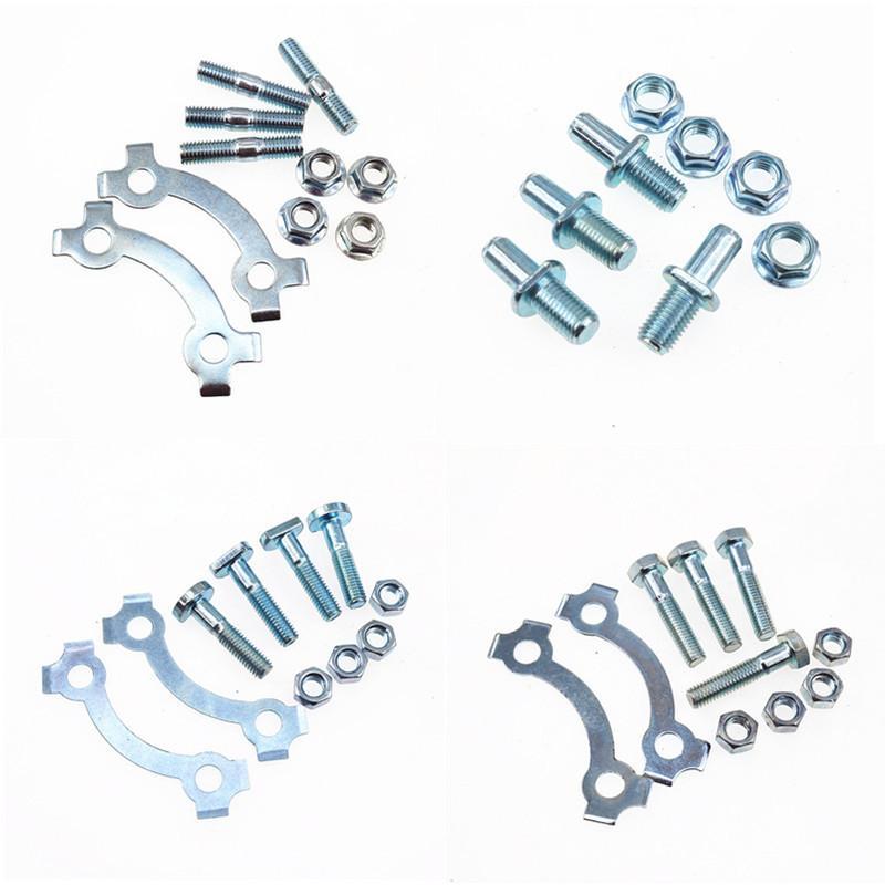 Silberne Hinterritzelbolzen Mit Sicherungsscheiben Für Cg125 Gs125 Jh-70 Pit Dirt Bikes Motorrad